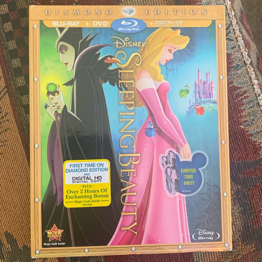 Sleeping Beauty DVD Blu-Ray Diamond Edition New in Package